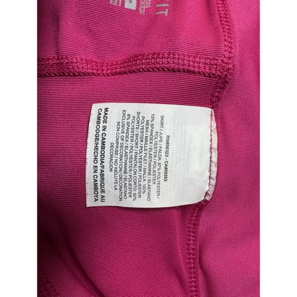 Nike Women's Pink 11 Inch Skort Tennis Skirt Built In Shorts Dri-Fit Size M - Picture 9 of 9